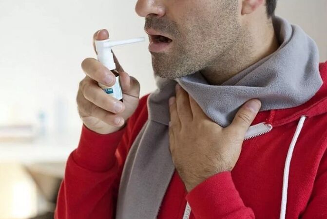 Halsschmerzen können Prostatitis verursachen